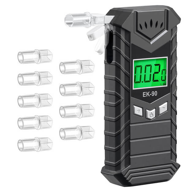Portable Breathalyzer Alcohol Tester - szeek EK90